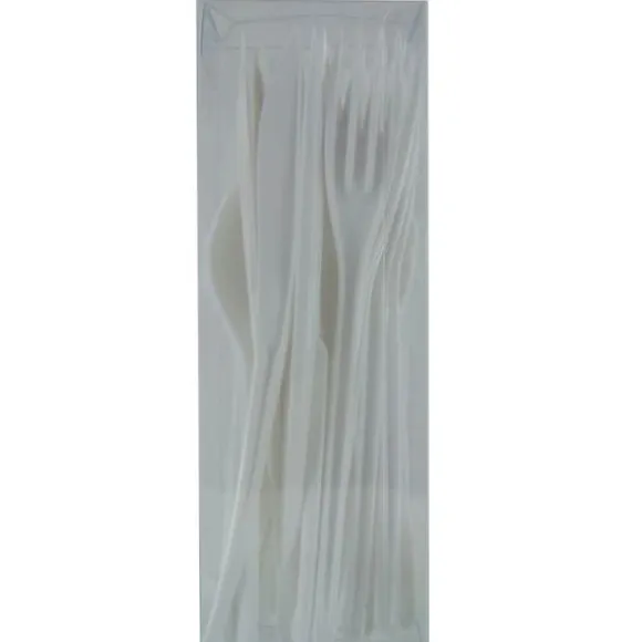 Pack 30 Couverts en Plastique - Blanc
