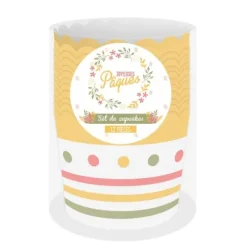 Pack de 12 caissettes à cupcakes - Joyeuses Pâques