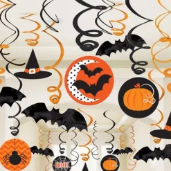 Pack de 30 décorations à suspendre - Collection "Pumpkin"