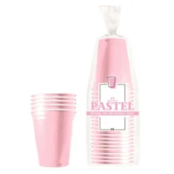 Pack de 20 Gobelets Beer Pong - Rose Pastel