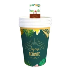 Pack de 6 gobelets - Joyeuse Retraite