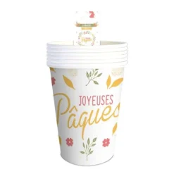 Pack de 6 gobelets - Joyeuses Pâques