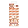 Pack de 12 pailles - Joyeux Anniversaire - Collection Terracotta