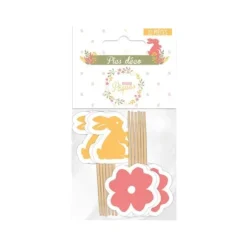 Pack de 12 pics de décoration - Joyeuses Pâques