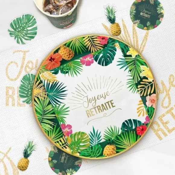 Pack de 10 serviettes - Joyeuse Retraite