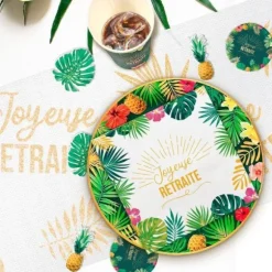 Pack de 12 serviettes - Joyeuse Retraite