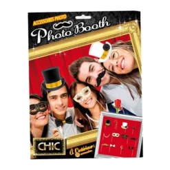 Pack Photo Booth Chic - 12 accessoires