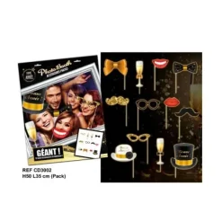Pack Photo Booth Géant "Bonne Année"
