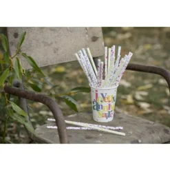 20 pailles pour anniversaire festif