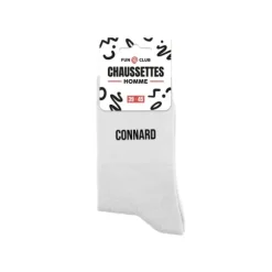 Paire de chaussettes blanches pour homme - Modèle au choix
