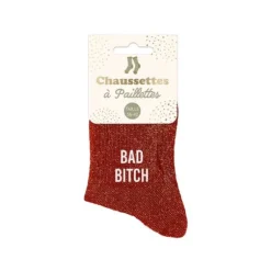 Paire de chaussettes courtes à paillettes pour femme - Modèle au choix