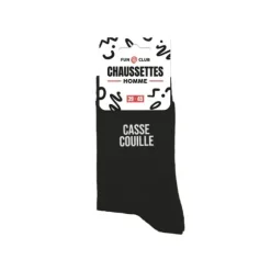 Paire de chaussettes noires pour homme - Modèle au choix