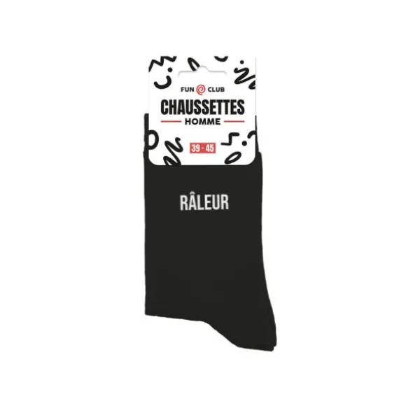 Paire de chaussettes noires pour homme - Modèle au choix