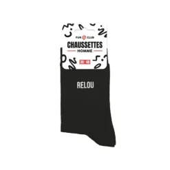 Paire de chaussettes noires pour homme - Modèle au choix