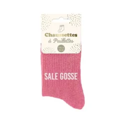 Paire de chaussettes à paillettes pour femme - Modèle au choix