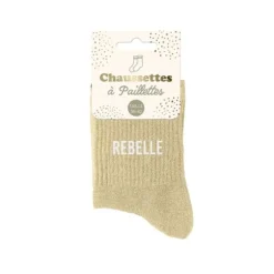 Paire de chaussettes à paillettes pour femme - Modèle au choix