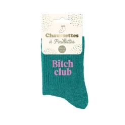 Paire de chaussettes à paillettes pour femme - Modèle au choix