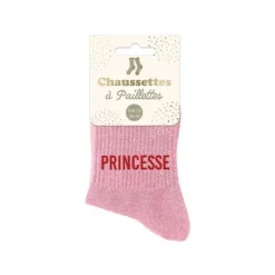 Paire de chaussettes à paillettes pour femme - Modèle au choix