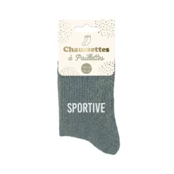 Paire de chaussettes à paillettes pour femme - Modèle au choix