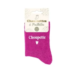 Paire de chaussettes à paillettes pour femme - Modèle au choix