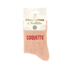 Paire de chaussettes à paillettes pour femme - Modèle au choix