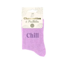 Paire de chaussettes à paillettes pour femme - Modèle au choix