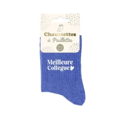 Paire de chaussettes à paillettes pour femme - Modèle au choix