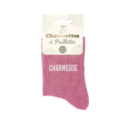 Paire de chaussettes à paillettes pour femme - Modèle au choix