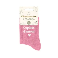 Paire de chaussettes à paillettes pour femme - Modèle au choix