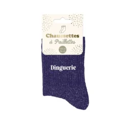 Paire de chaussettes à paillettes pour femme - Modèle au choix