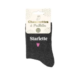 Paire de chaussettes à paillettes pour femme - Modèle au choix