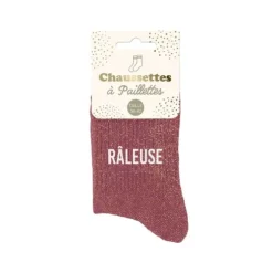 Paire de chaussettes à paillettes pour femme - Modèle au choix