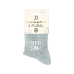 Paire de chaussettes à paillettes pour femme - Modèle au choix