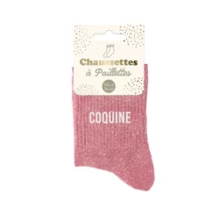 Paire de chaussettes à paillettes pour femme - Modèle au choix