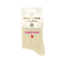 Paire de chaussettes à paillettes pour femme - Modèle au choix