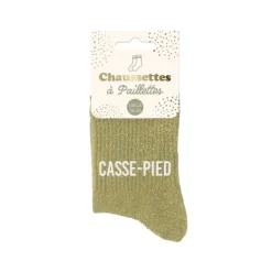 Paire de chaussettes à paillettes pour femme - Modèle au choix