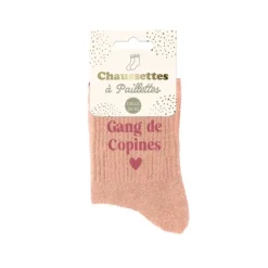 Paire de chaussettes à paillettes pour femme - Modèle au choix