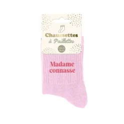 Paire de chaussettes à paillettes pour femme - Modèle au choix