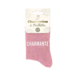 Paire de chaussettes à paillettes pour femme - Modèle au choix