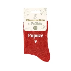 Paire de chaussettes à paillettes pour femme - Modèle au choix
