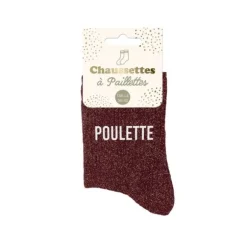Paire de chaussettes à paillettes pour femme - Modèle au choix