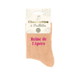 Paire de chaussettes à paillettes pour femme - Modèle au choix