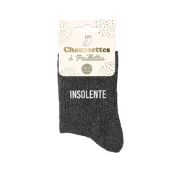Paire de chaussettes à paillettes pour femme - Modèle au choix