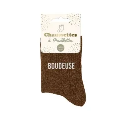 Paire de chaussettes à paillettes pour femme - Modèle au choix