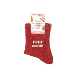 Paire de chaussettes à paillettes pour fille - Taille 25/30 - Modèle au choix