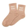 Paire de chaussettes à paillettes pour femme - Douce Mamie - Collection Famille d'Amour