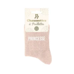 Paire de chaussettes à paillettes pour femme - Modèle au choix