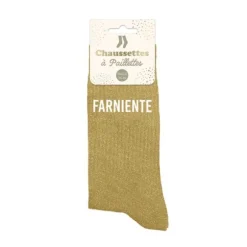 Paire de chaussettes à paillettes pour femme - Modèle au choix