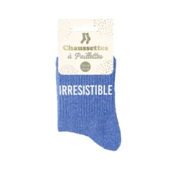 Paire de chaussettes à paillettes pour femme - Modèle au choix