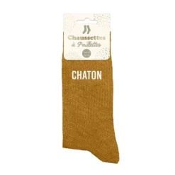 Paire de chaussettes à paillettes pour femme - Modèle au choix